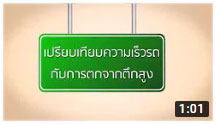 ตอนที่ 380  ตอน รู้ไหม   แรงปะทะจากการขับรถเร็ว รุนแรงเท่ากับการตกตึกสูง