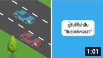 รายการถนนปลอดภัย  ตอนที่ 446 ขับรถแช่เลนขวาผิดกฎหมาย ทำให้รถติด เสี่ยงเกิดอุบัติเหตุ